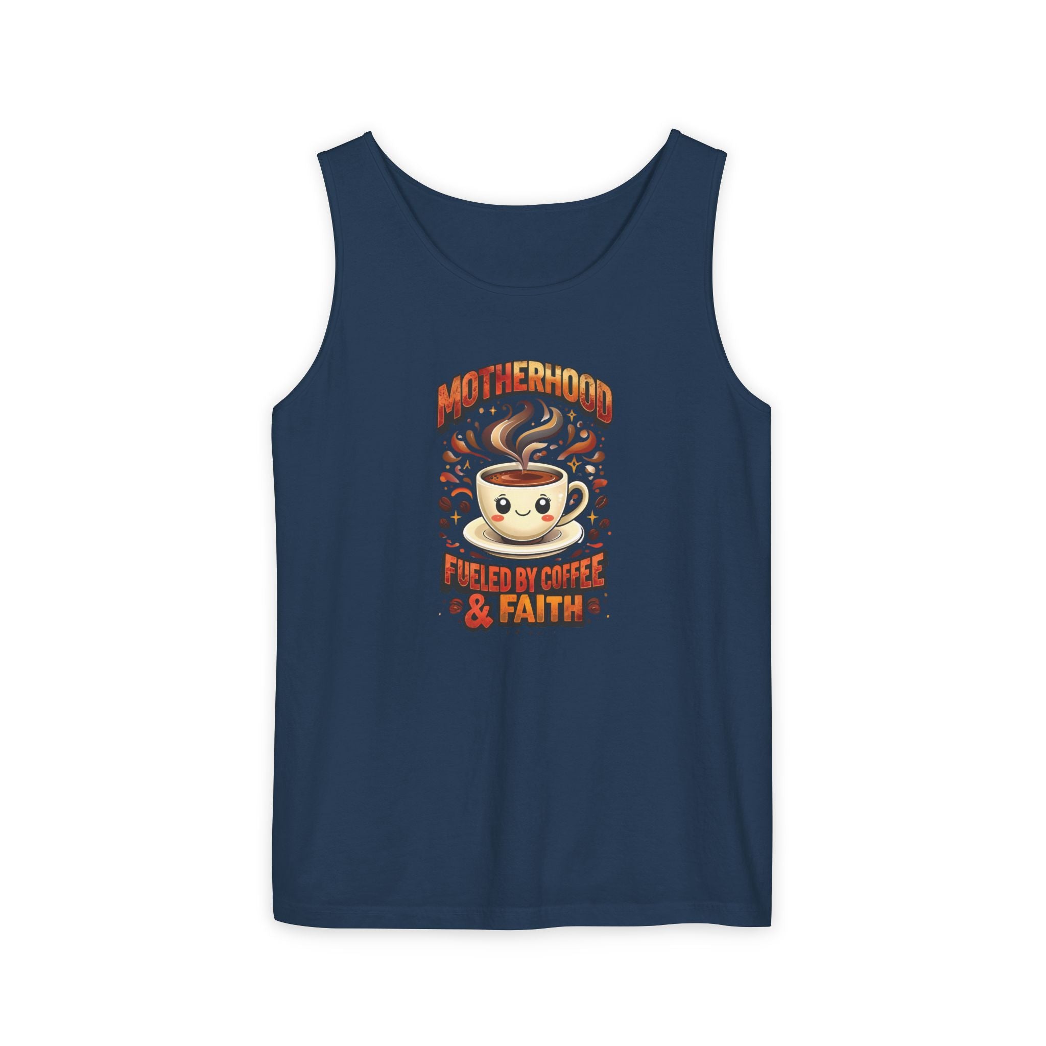 Motherhood Comfort Colors Tank Top | Relaxed Garment-Dyed Cotton Tee | Women’s Gift