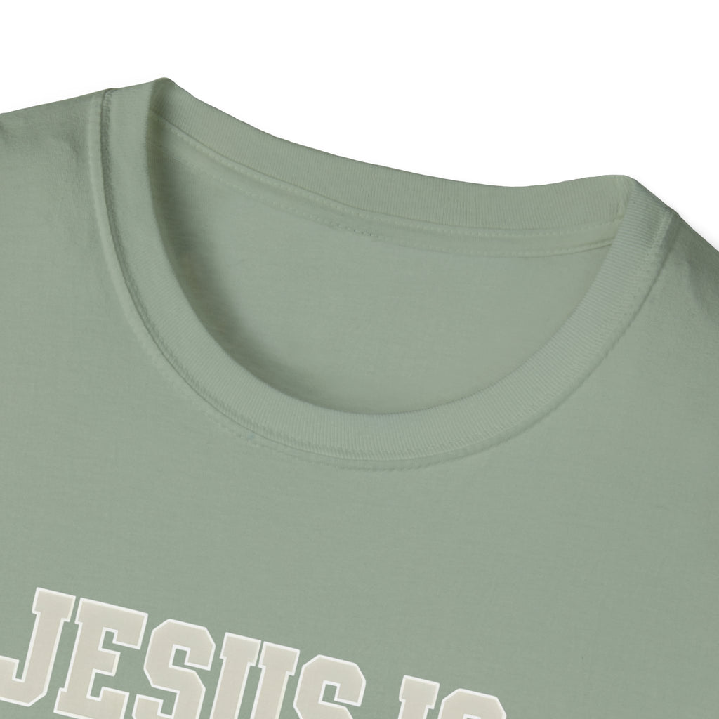 Jesus is King Unisex Gildan Softstyle T-Shirt | Christian Faith Apparel | Christian Gifts