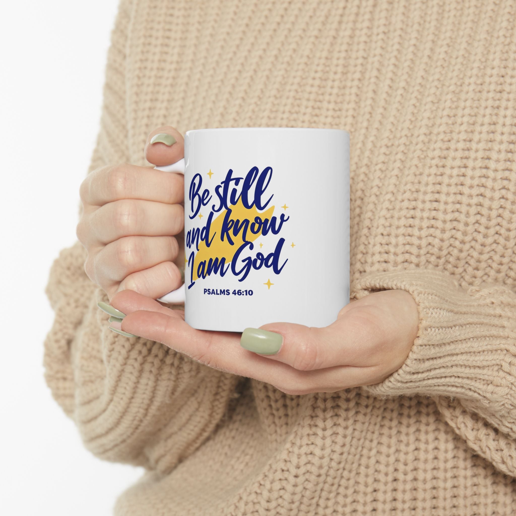 Be Still & Know – Christian Coffee Mug | Perfect for Coffee Lovers and Faith-Based Gifts