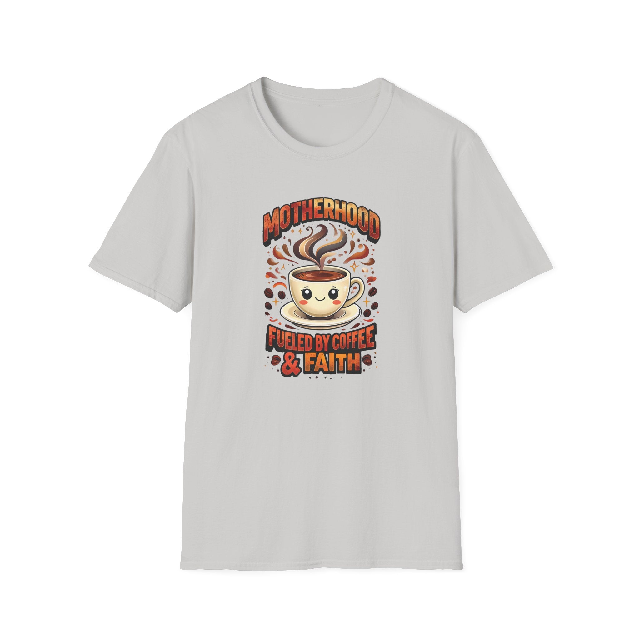 Motherhood Fueled By Coffee & Faith Gildan tshirt | Christian Mom Shirt and gift