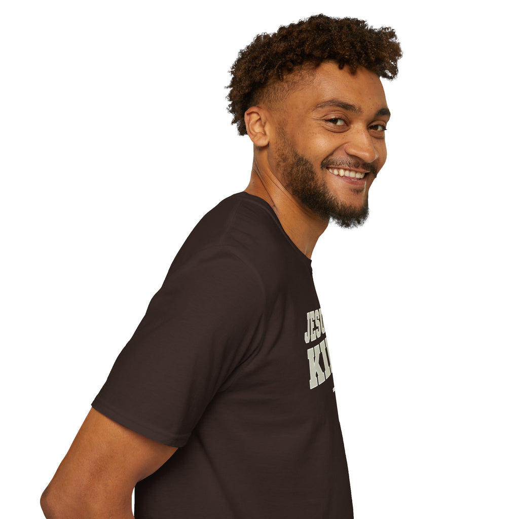 Jesus is King Unisex Gildan Softstyle T-Shirt | Christian Faith Apparel | Christian Gifts