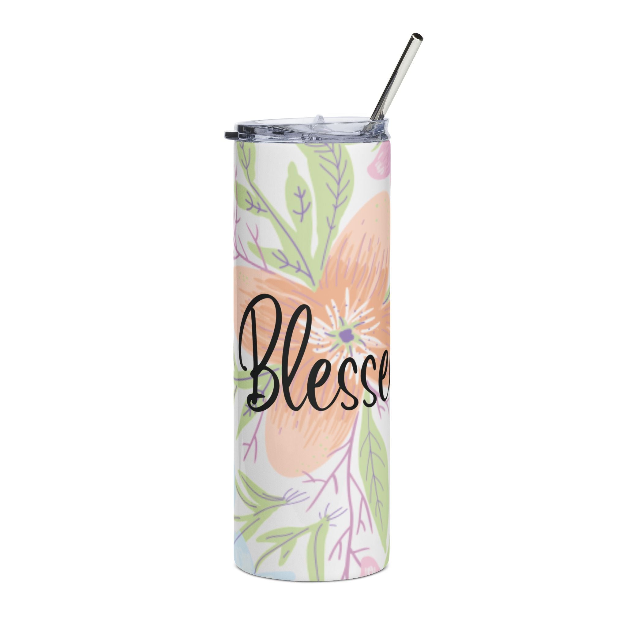 Blessed Mama 20oz Tumbler | Christian Mom Gift | Stainless Steel Travel Cup | Mother’s Day Gift for Mom