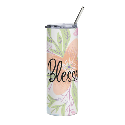 Blessed Mama 20oz Tumbler | Christian Mom Gift | Stainless Steel Travel Cup | Mother’s Day Gift for Mom