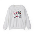 Child of God Floral Christian Gildan Crewneck Sweatshirt | Faith Inspirational Gift