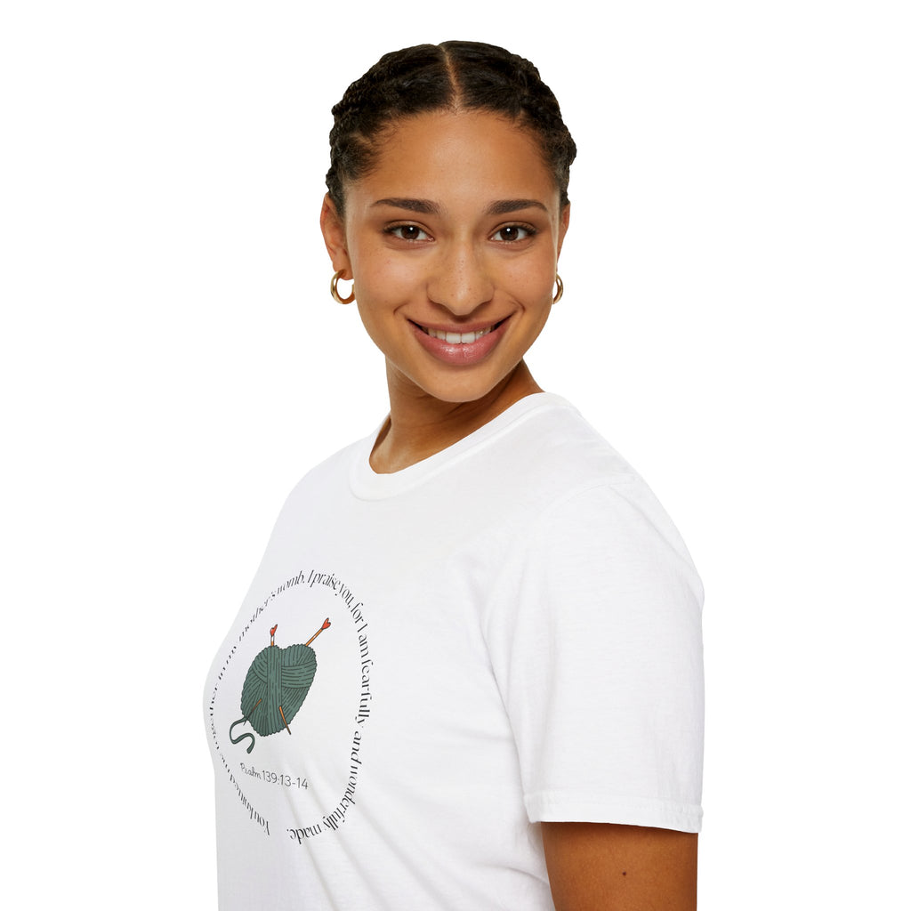 Psalm 139:13-14 Gildan Unisex Christian T-Shirt | Fearfully Wonderfully Made Tee | Christian Gift