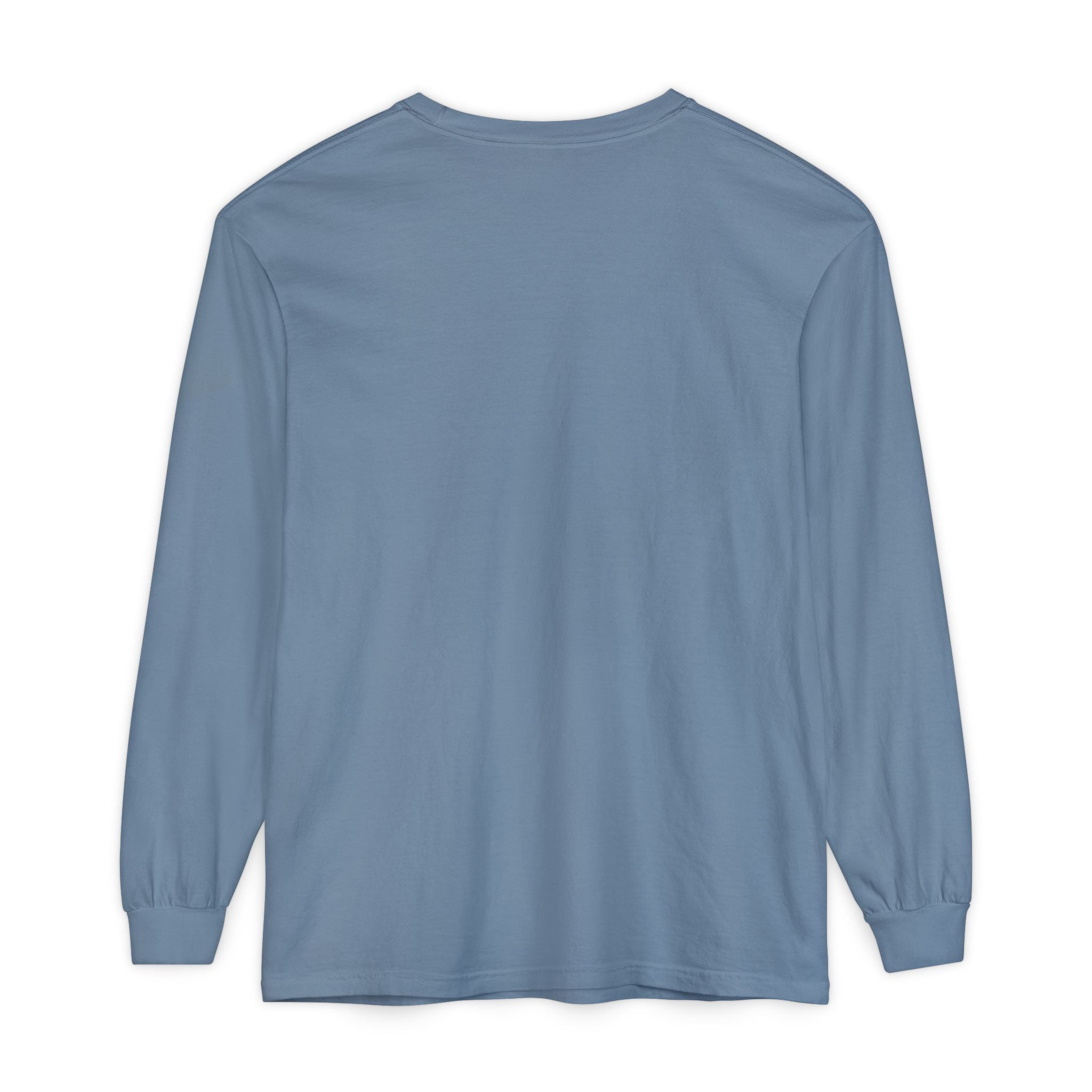 Walk by Faith, Not By Sight Comfort Colors Unisex Long Sleeve Shirt | Faith Mountain Graphic Tee | Garment Dyed Cotton