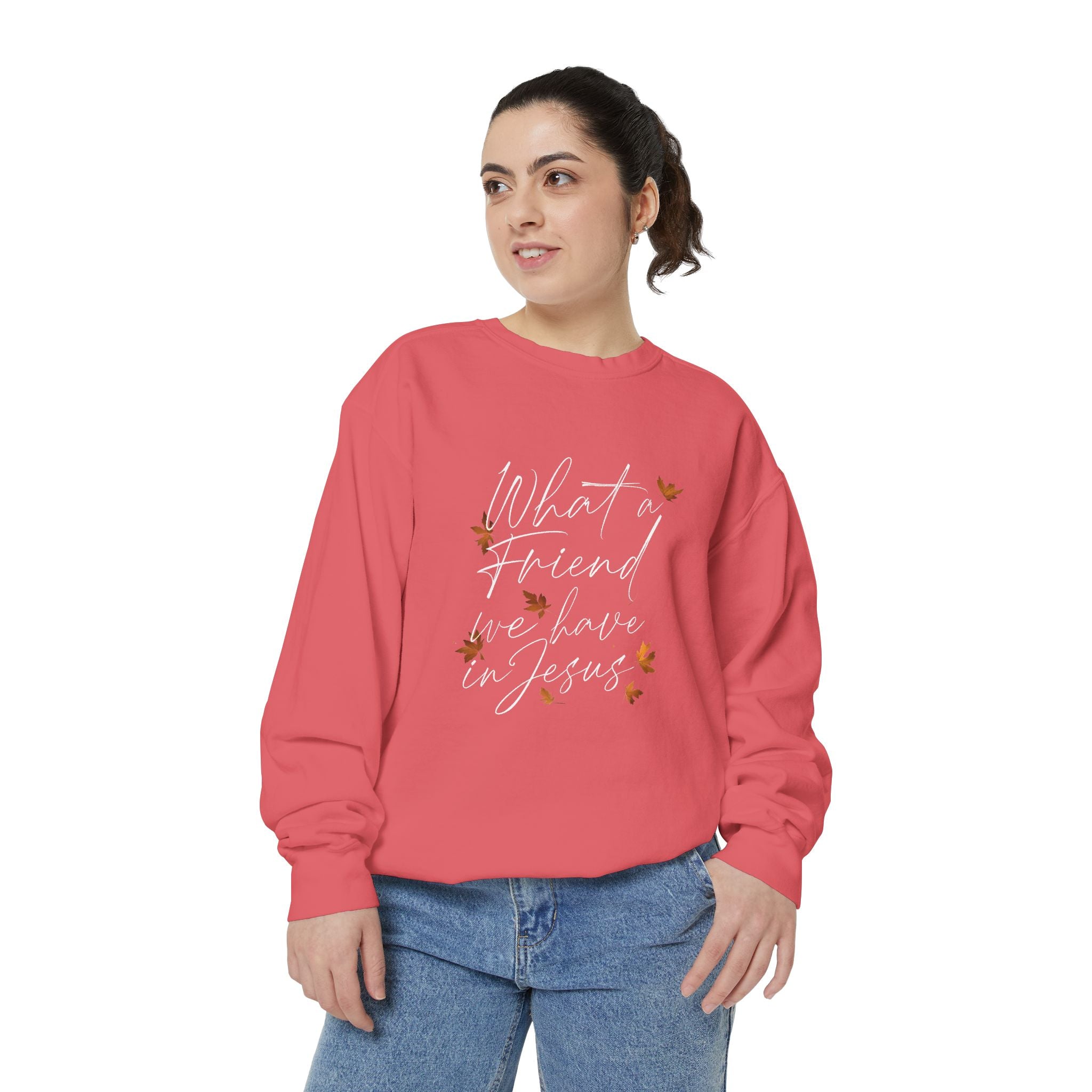 What a Friend We Have in Jesus Sweatshirt | Christian Unisex Pullover | Faith
