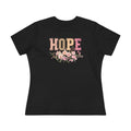 Hope Bella + Canvas Christian T-Shirt with Floral Design – Faith-Based Shirt for Women, Bible Verse Inspired Gift Idea