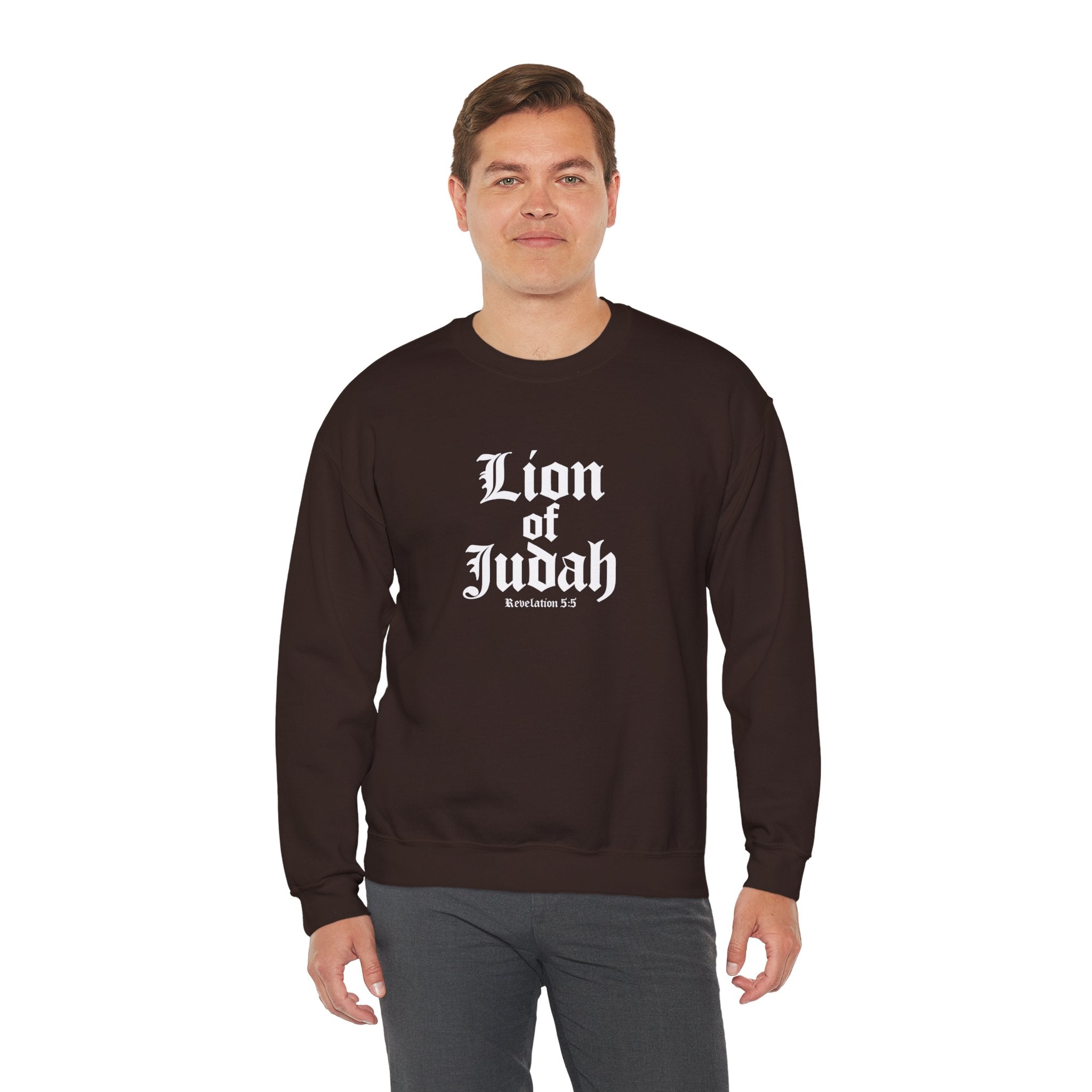 Lion of Judah Christian Gildan Unisex Sweatshirt | Crewneck Pullover | Christian Gift