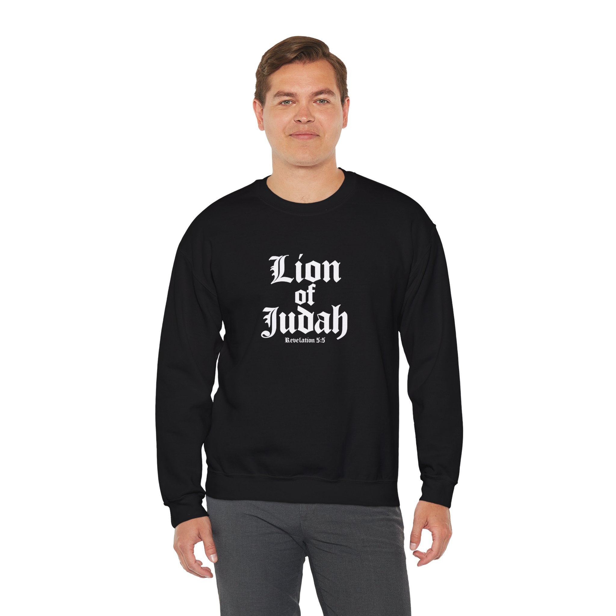 Lion of Judah Christian Gildan Unisex Sweatshirt | Crewneck Pullover | Christian Gift