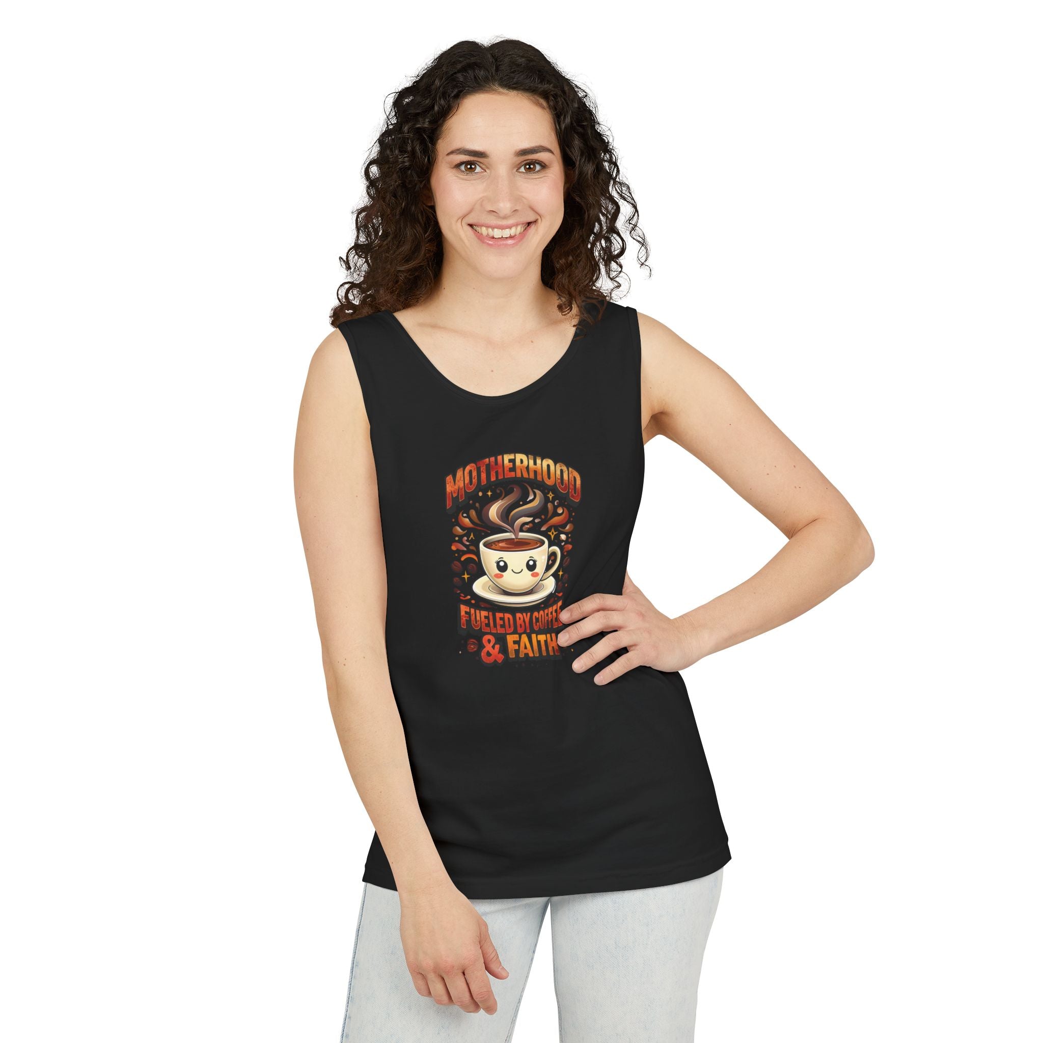 Motherhood Comfort Colors Tank Top | Relaxed Garment-Dyed Cotton Tee | Women’s Gift