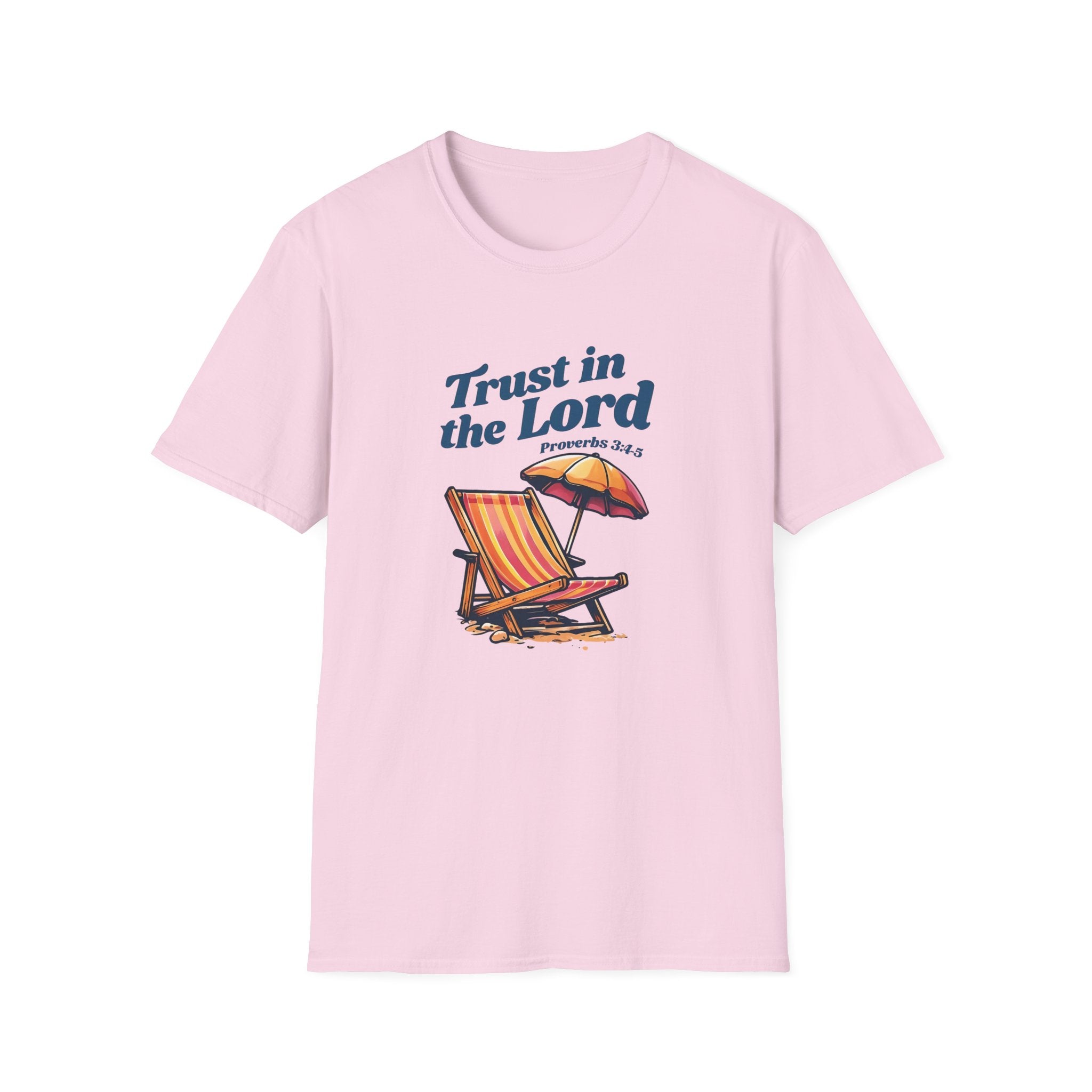 Trust in the Lord Gildan Christian T-Shirt | Beach Graphic Tee | Jesus Shirt | Faith Apparel