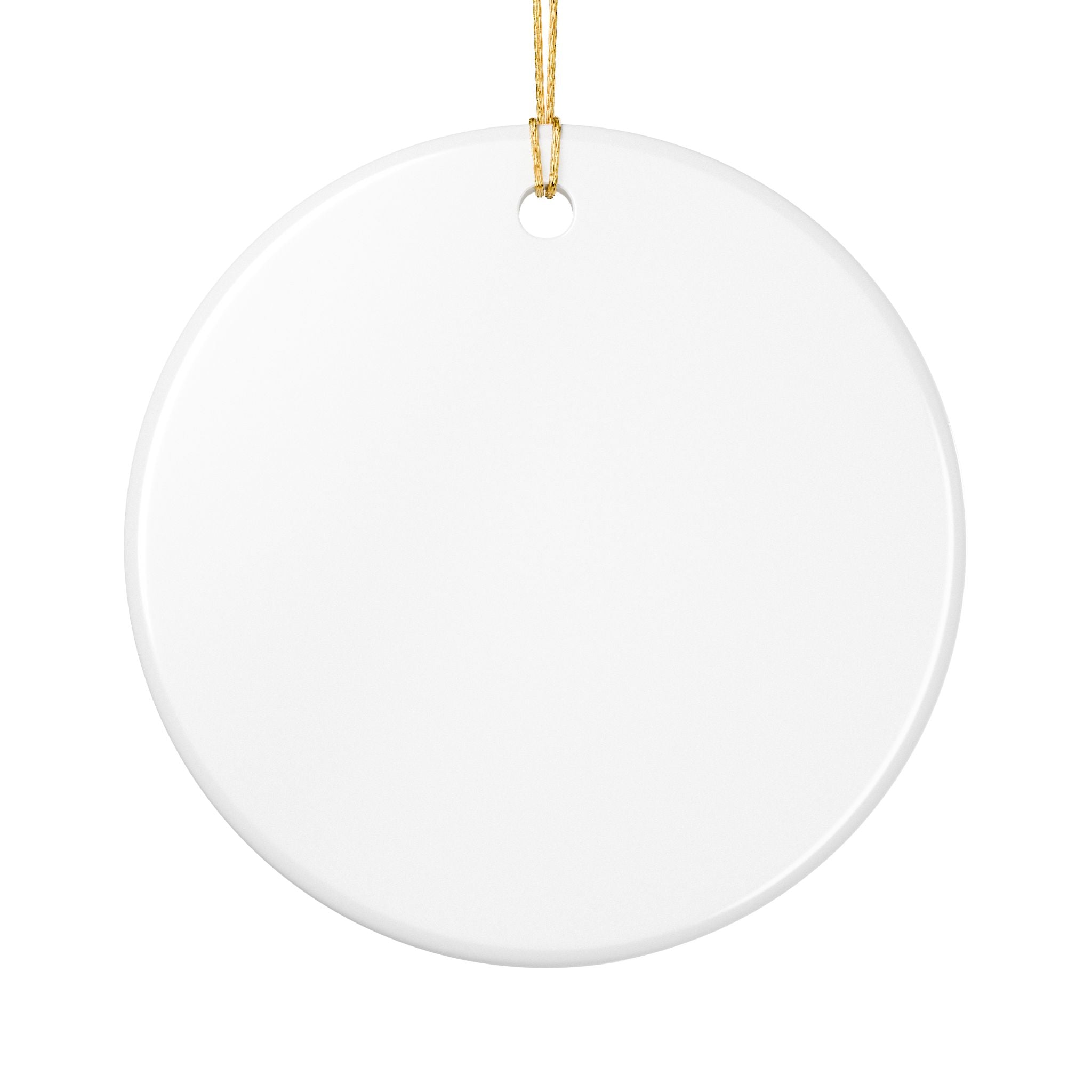Jesus is the light of the world Christmas Ceramic Ornament | Holiday Tree Décor | Stocking Stuffer