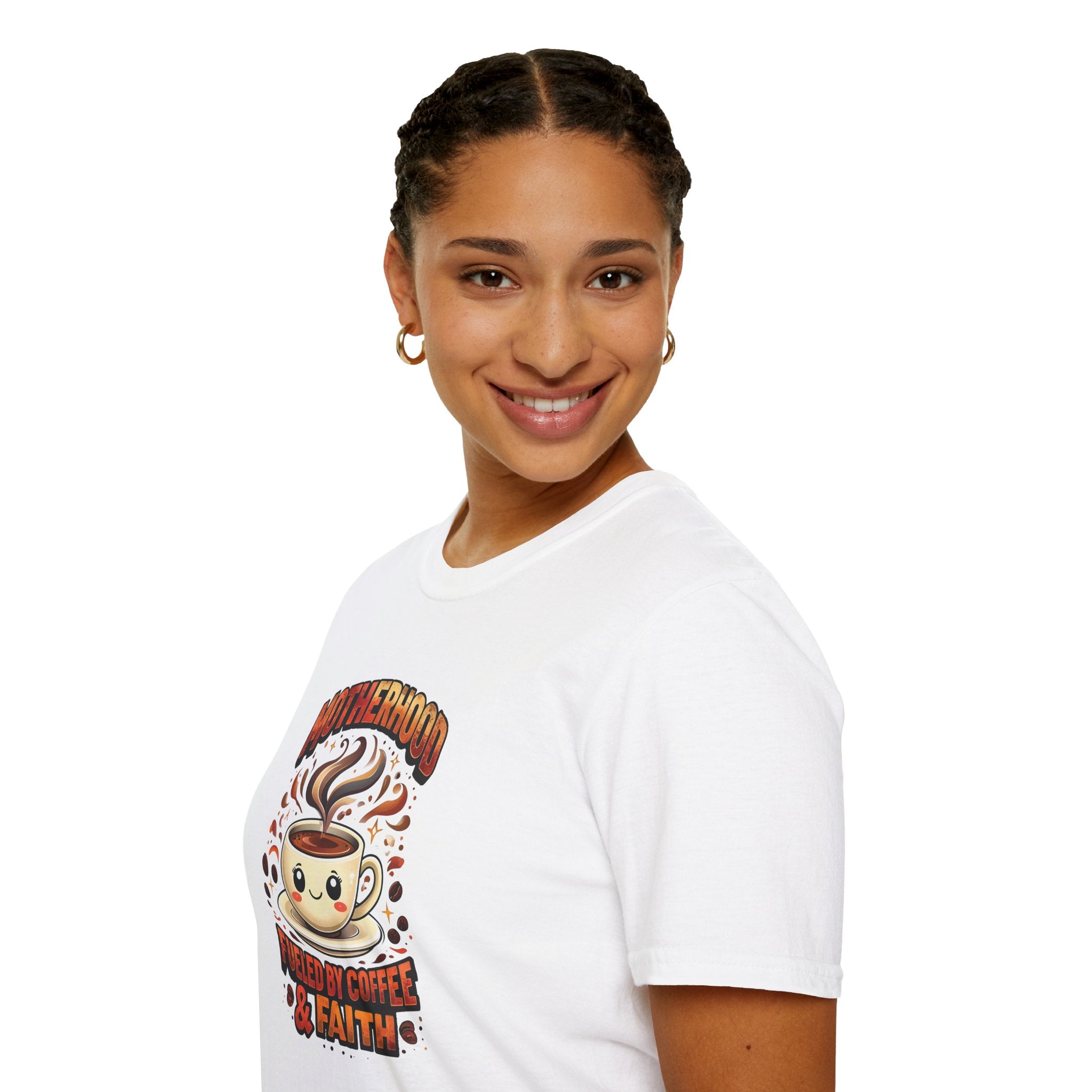 Motherhood Fueled By Coffee & Faith Gildan tshirt | Christian Mom Shirt and gift