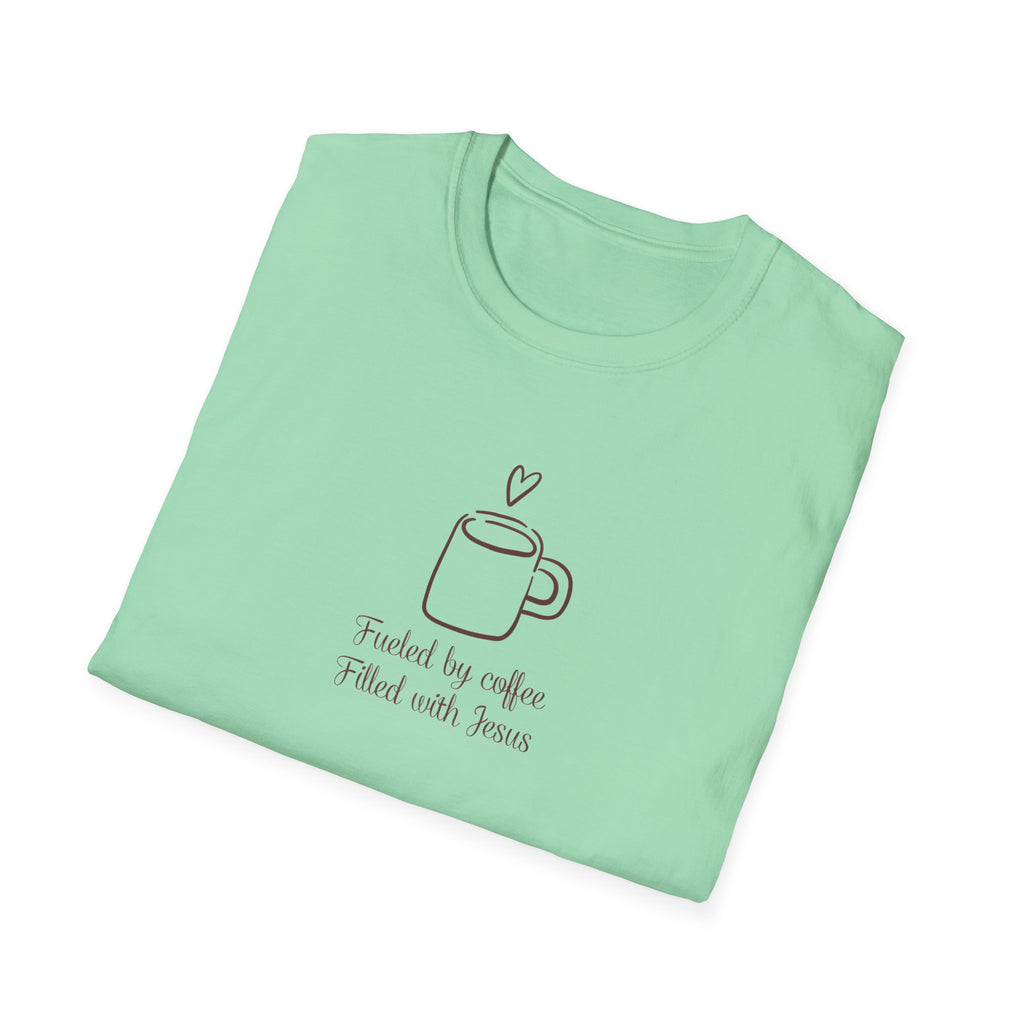 Christian Coffee and Jesus Gildan Unisex Tshirt | Faith Based Graphic Tee | Christian Gift