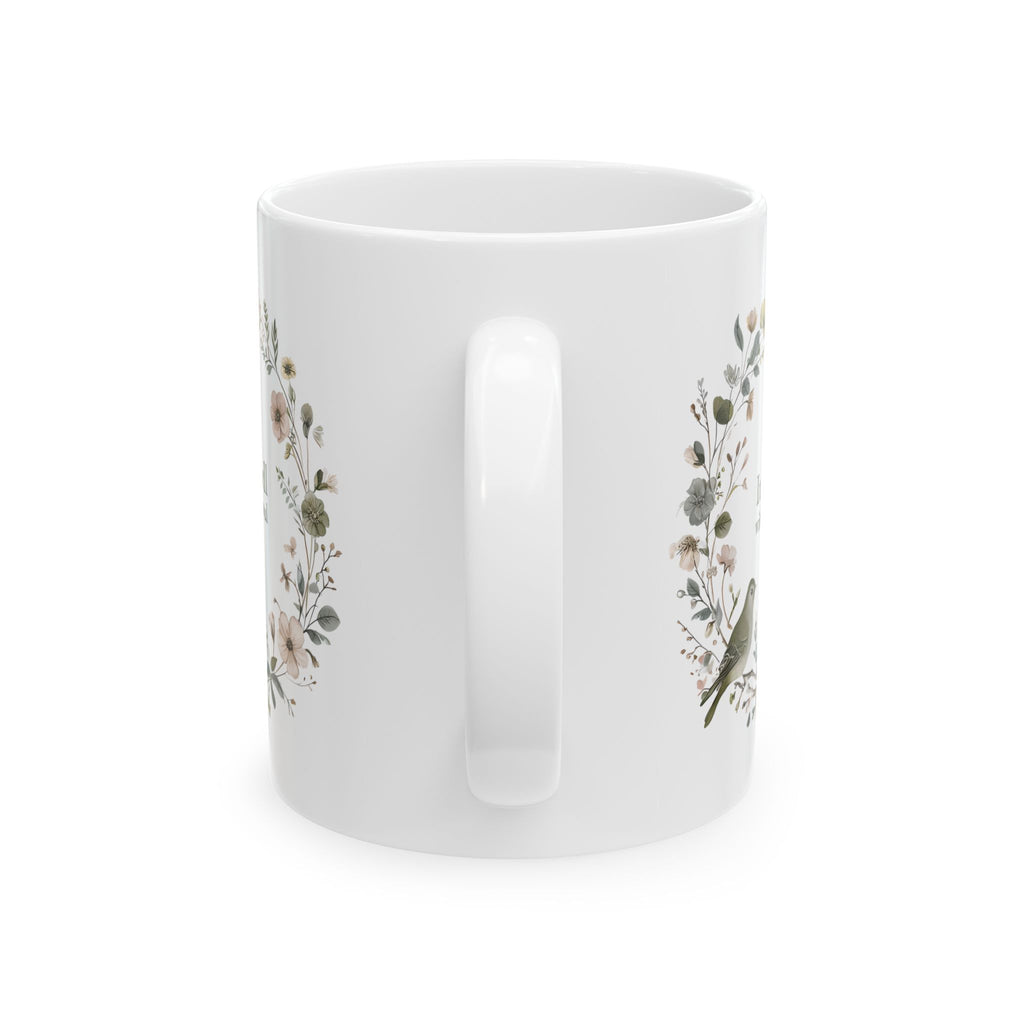 It Is Well With My Soul Christian Coffee Mug | Floral | Christian Gift for her