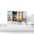 True Love Easter Christian acrylic photo block — faith home decor gift for her scripture art
