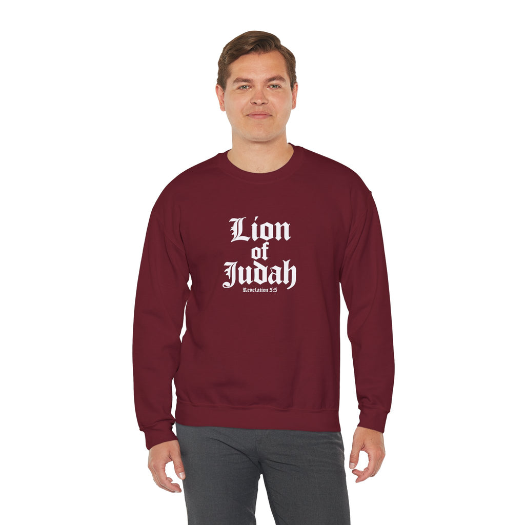Lion of Judah Christian Gildan Unisex Sweatshirt | Crewneck Pullover | Christian Gift