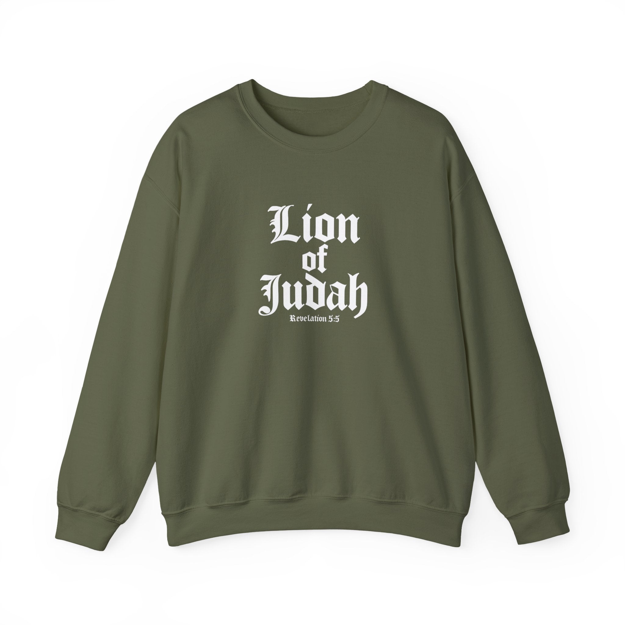 Lion of Judah Christian Gildan Unisex Sweatshirt | Crewneck Pullover | Christian Gift