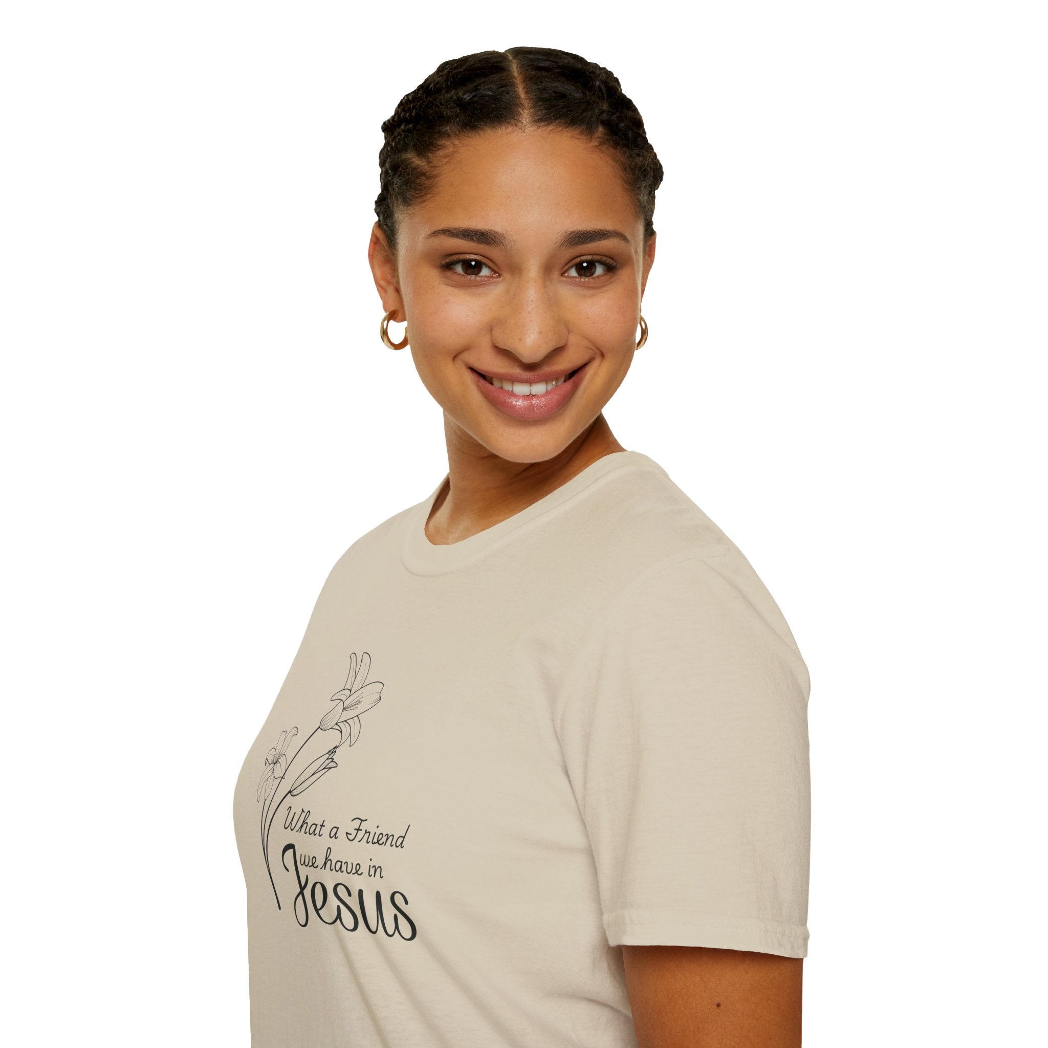What a Friend We Have in Jesus Gildan Christian T-Shirt |  Faith Graphic Tee | Christian Gifts