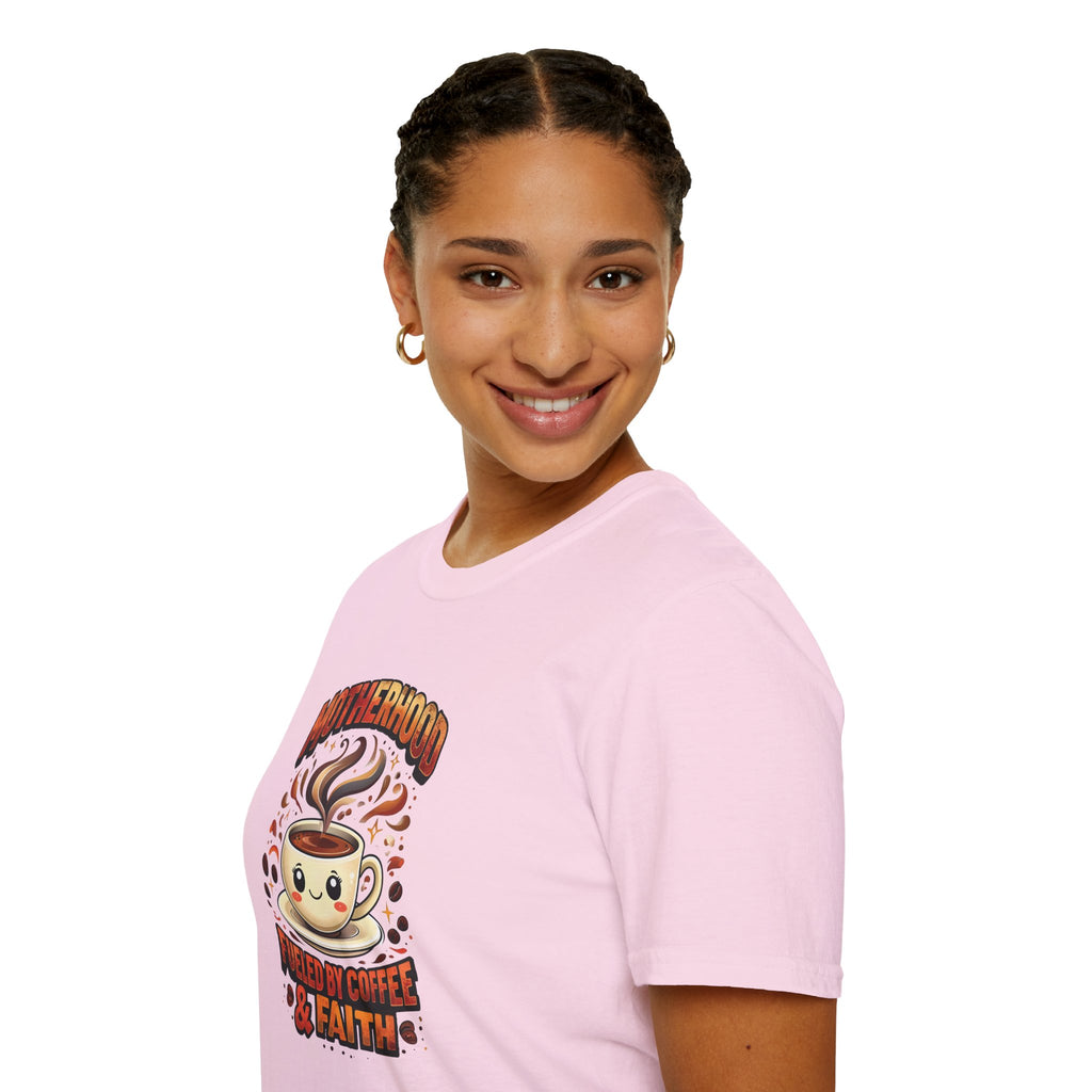 Motherhood Fueled By Coffee & Faith Gildan tshirt | Christian Mom Shirt and gift
