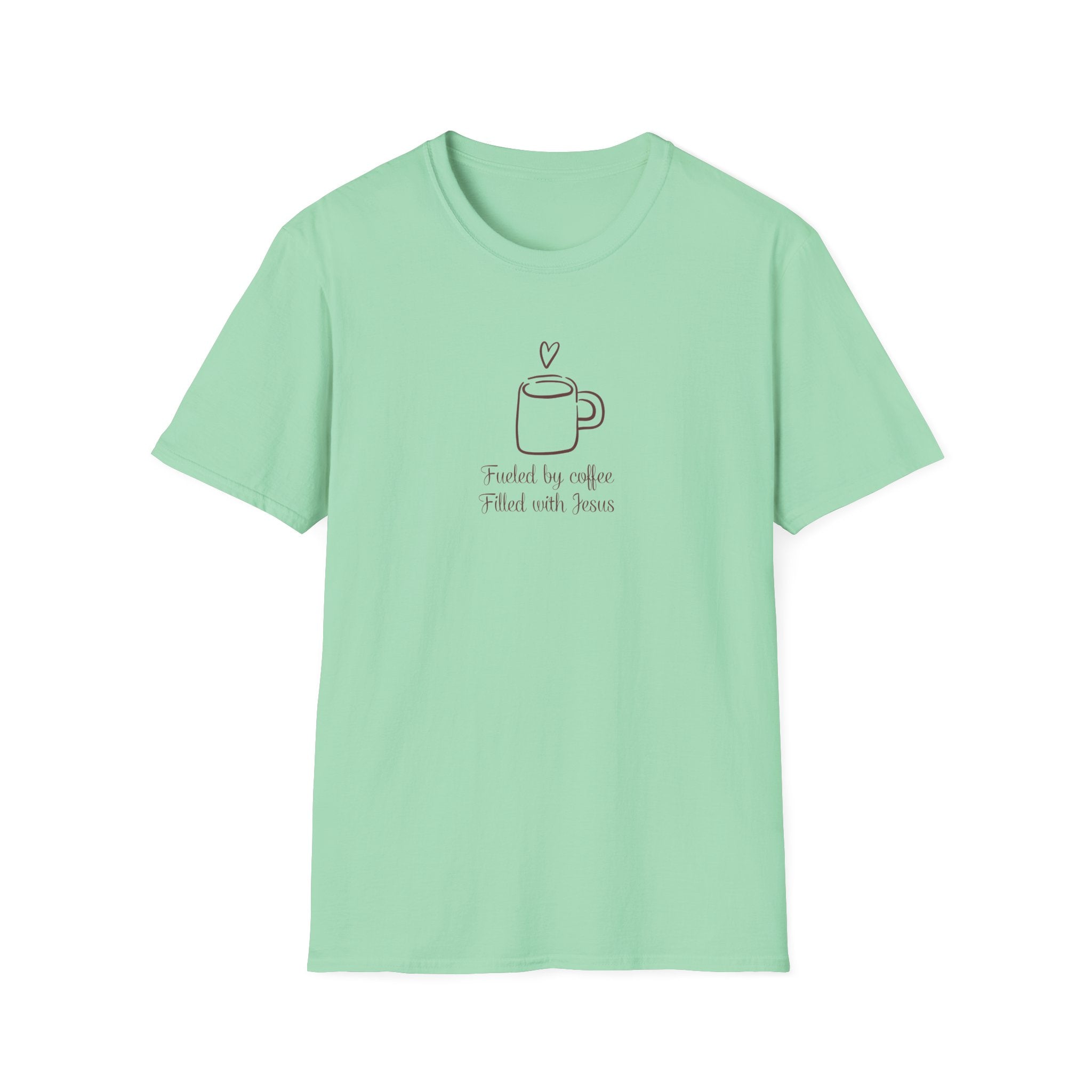 Christian Coffee and Jesus Gildan Unisex Tshirt | Faith Based Graphic Tee | Christian Gift