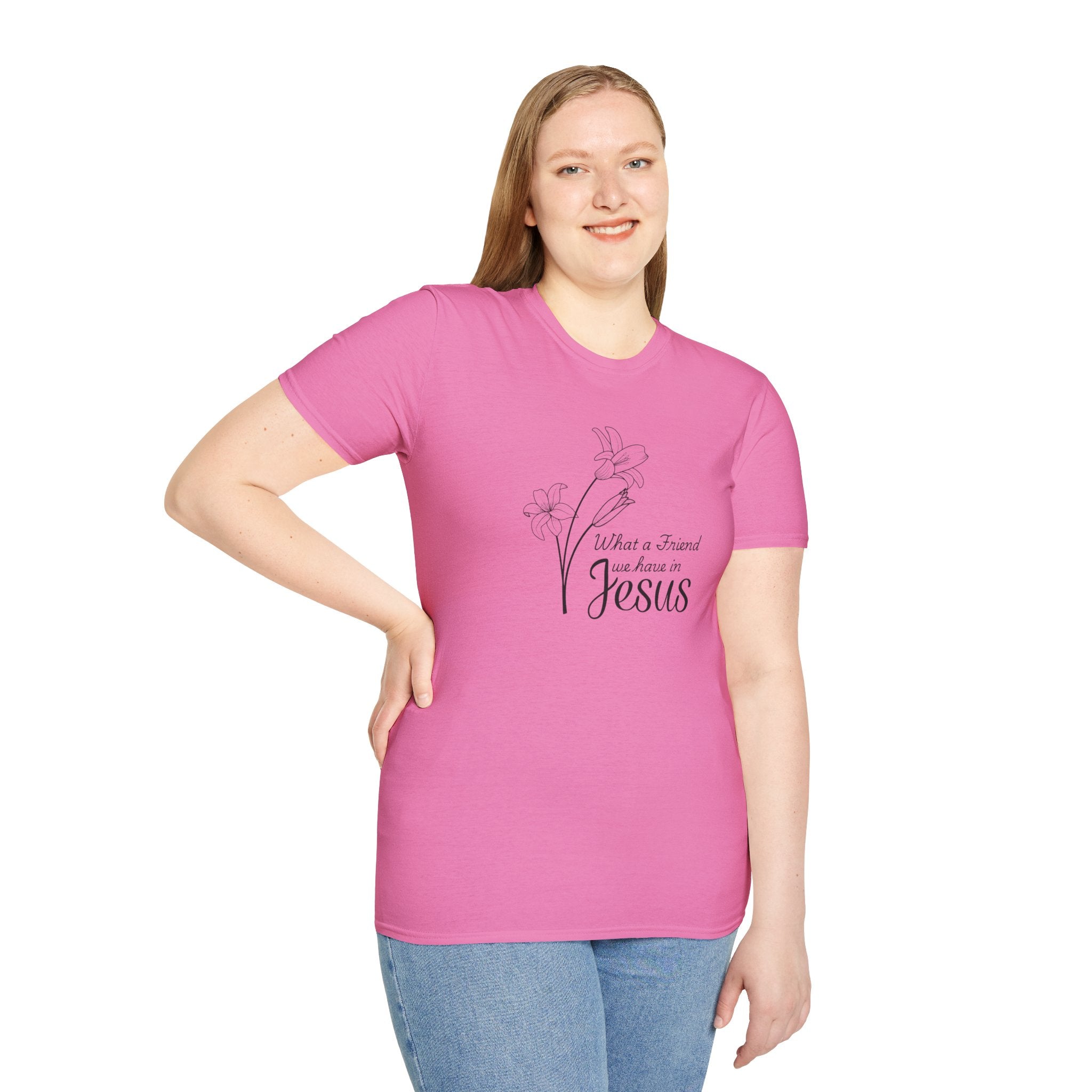 What a Friend We Have in Jesus Gildan Christian T-Shirt |  Faith Graphic Tee | Christian Gifts