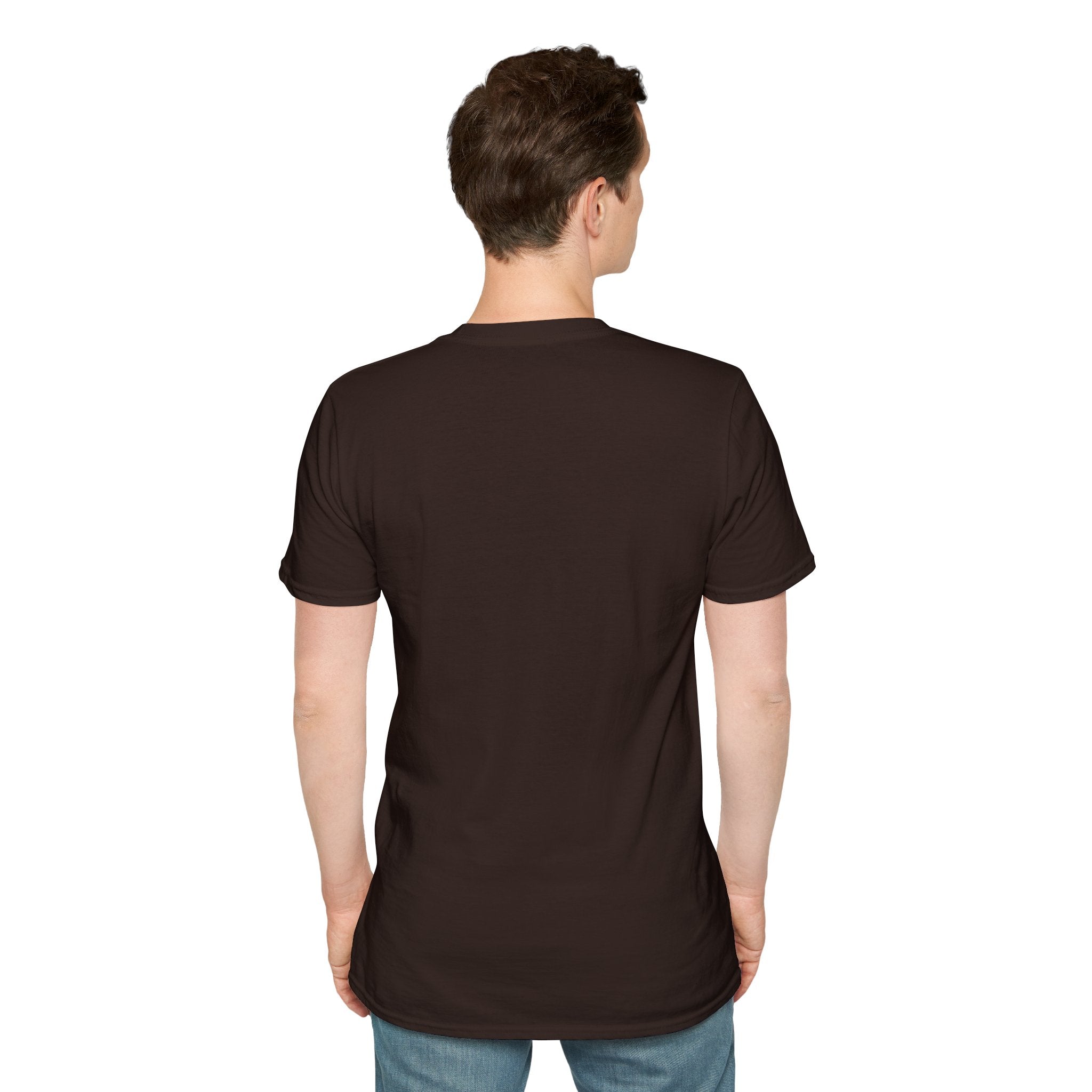 Just A Guy Who Loves Jesus And Gardening Gildan Christian T-Shirt for Men | Faith Based Gardening Shirt | Gardener Gift Tee
