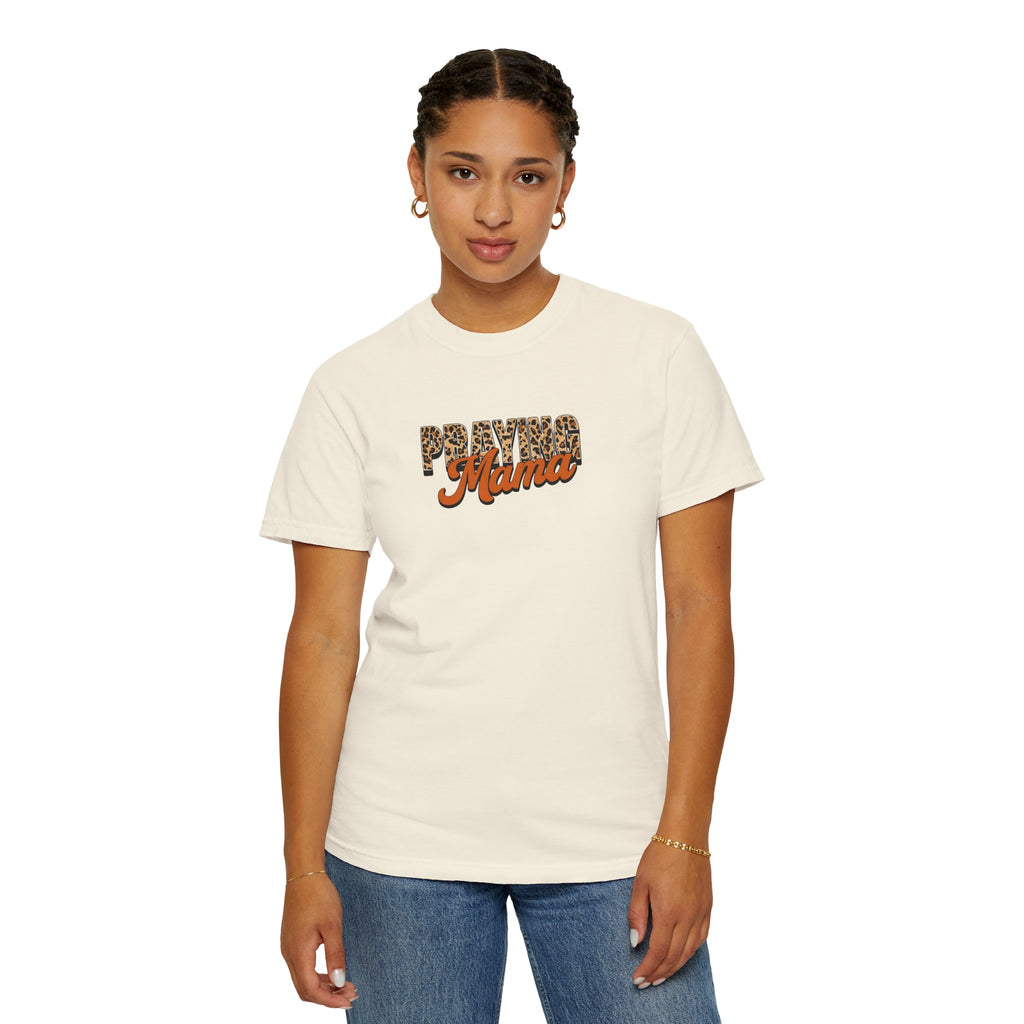 Praying Mama Comfort Colors Unisex Garment-Dyed Christian Tshirt | Cozy Casual Christian Gift | S-4XL