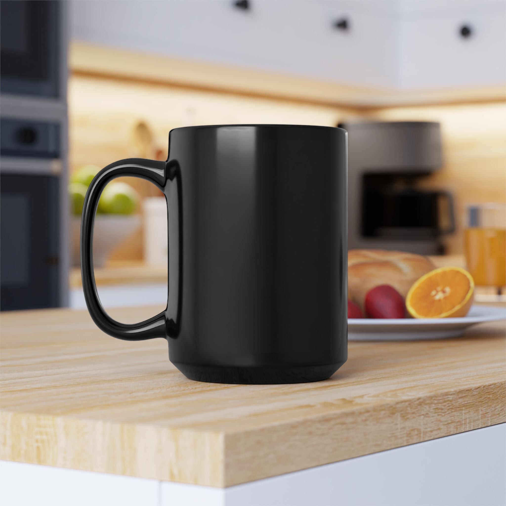 The Greatest Gift of All Christian Black Coffee Mug | Christmas Gift Ceramic Cup 11oz, 15oz