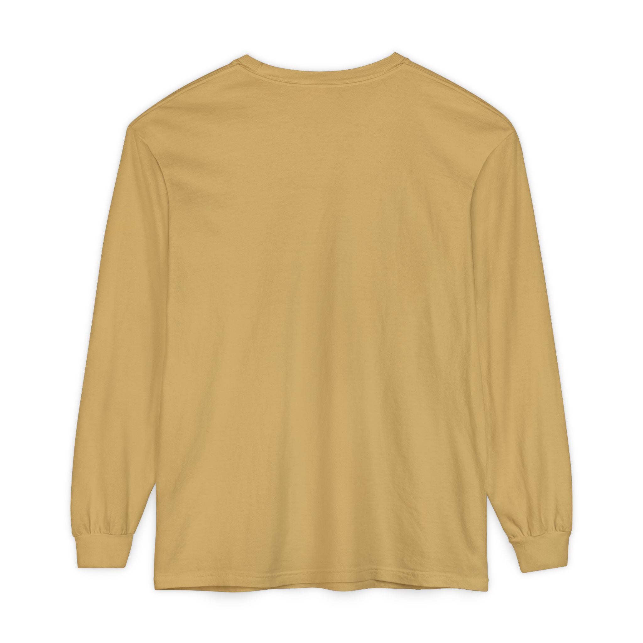 Walk by Faith, Not By Sight Comfort Colors Unisex Long Sleeve Shirt | Faith Mountain Graphic Tee | Garment Dyed Cotton