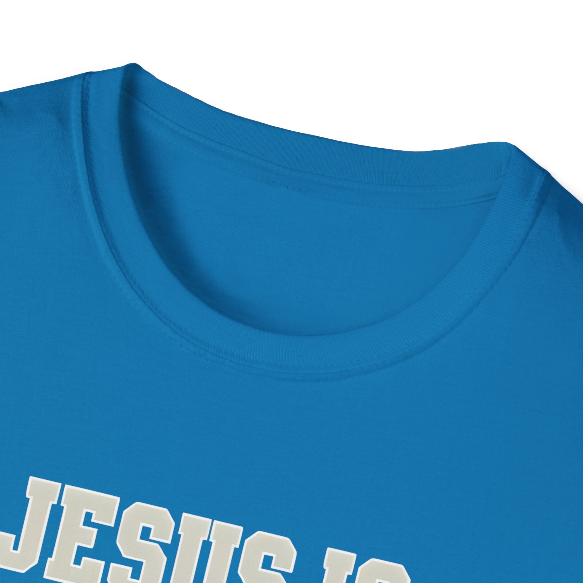 Jesus is King Unisex Gildan Softstyle T-Shirt | Christian Faith Apparel | Christian Gifts